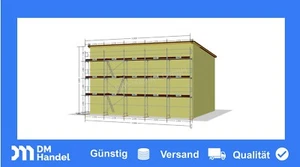 Neu Alu Gerüst 108,24qm Fassadengerüst Bordbretter 2,57m Baugerüst Alu Rahmen - Bild 1 von 6