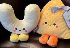 Better Together Mac and Cheese Magnetic Plush Toy Set, 4.73" Friendship Gift NEW - Picture 1 of 5