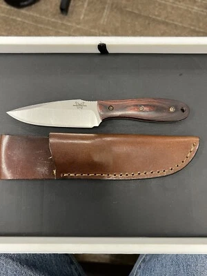 Benchmade 180 Outbounder 440C McHenry & Williams con funda de cuero Foto 1 de 4