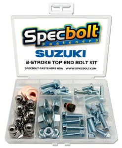 Suzuki RM125 Top End Engine Bolt Kit RM 125 (Zinc) - Picture 1 of 4