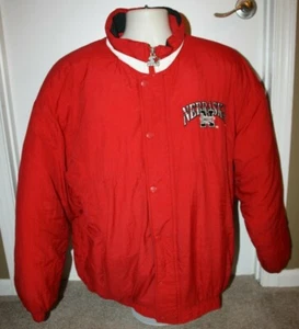 Vintage Nebraska Huskers Starter Coat Size Large - Picture 1 of 5