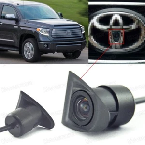 HD CCD Car Front View Camera Logo Embedded for Toyota Pickup Tundra 2014-2017 - Picture 1 of 7