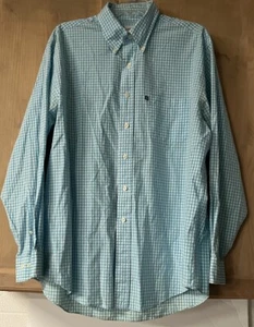 Brooks Brothers Shirt Large 346 Long Sleeve Button Down Blue Gingham Check - Picture 1 of 7