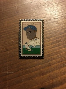 Rare Jackie Robinson metal postage stamp pin - Picture 1 of 2