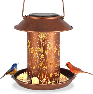 Bird Feeders for Outdoors Hummingbird Solar Lanterns Outdoor Waterproof Hanging - Picture 1 of 12