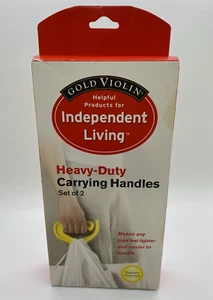 Maniglie per il trasporto della borsa della spesa per anziani 2 pezzi by Gold Violino Vita Indipendente NUOVO - Foto 1 di 6