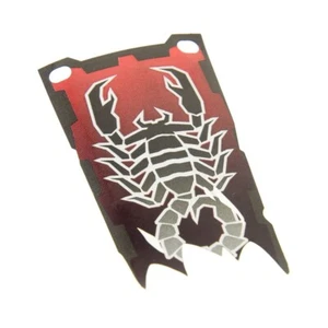 1x Lego Plastik Fahne 4x9 dunkel rot Knights' Kingdom Skorpion Flagge bb0181b - Bild 1 von 1