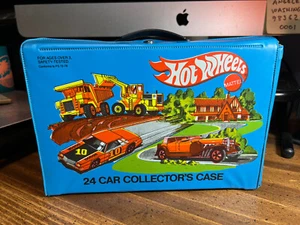 Vintage 1980 Hot Wheels™ Mattel™ 24 Car Collector's Case ~ CLEAN! ~ MADE in USA - Picture 1 of 15