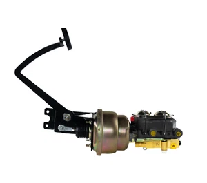 Under Floor Brake Pedal Assembly W/ Booster & Master Cylinder Disc/Drum Hot Rod - Bild 1 von 5