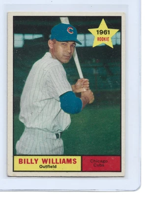 1961 Topps - Billy Williams #141 (RC) HOF Foto 1 de 2