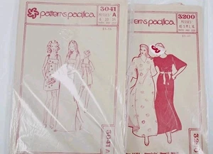PATTERNS PACIFICA 3200/3041A POLYNESIAN DRESS Lot Of 2 PATTERNS-S-XL& 6,10,14 - Picture 1 of 5