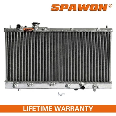 SPAWON Radiator For Mazda Protege DX ES LX MP3 L4 1999-03 Aluminum 2Row AT 2303 - Image 1 of 4