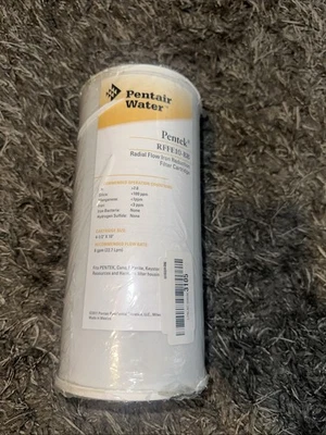 Pentek Pentair Water Radial Flow Iron Reduction Filter Cartridge RFFE10-BB - Image 1 of 4