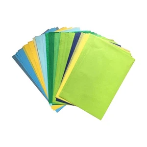 100x Bouquet Packaging Paper Floral Wrapping Paper Colored Pearlescent Paper - Picture 1 of 4