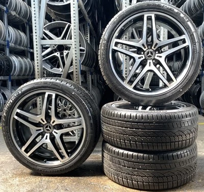 4 Orig Mercedes-Benz Sommerräder AMG 265/40 R21 105Y GLE W166 ML W166 A166401370 - Bild 1 von 4