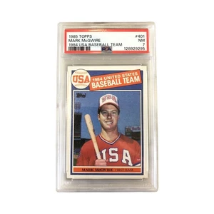 1985 Topps #401 Mark McGwire USA Baseball PSA 7 - Picture 1 of 2