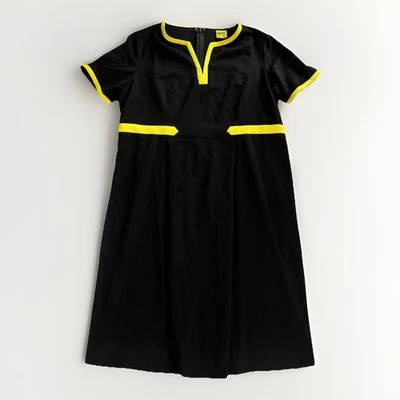 Vestido uniforme de asistente de vuelo Spirit Airlines para mujer M negro cremallera trasera Halloween Foto 1 de 4