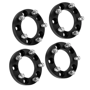 For Ford F-150 Dodge Ram 1500 1" 5x5.5" Wheel Spacers 1/2"x20 108mm Set of 4 - Picture 1 of 13