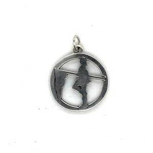 Dije/colgante James Avery color plata esterlina protector - Imagen 1 de 3