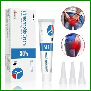 Natürliche Aloe Hämorrhoiden Creme: Sofortige Linderung bei Brennen & Juckreiz 20g - Bild 1 von 9