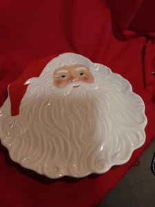 Cermanic Santa Gesicht Platte 14 Zoll - Bild 1 von 2