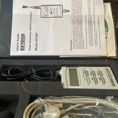 Extech 407355-NIST Noise Dosimeter/Datalogger with PC Interface and NIST - Image 1 of 4