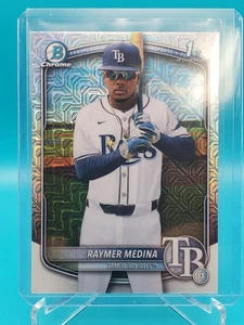 2025 Bowman Chrome Raymer Medina 1st Bowman Mojo Refractor #BCP-175 TB Rays - Bild 1 von 2