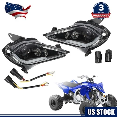 Faro LED alto/bajo DRL para Yamaha Raptor YFZ 450 700 700R YFM 250 350 06-23 Foto 1 de 4