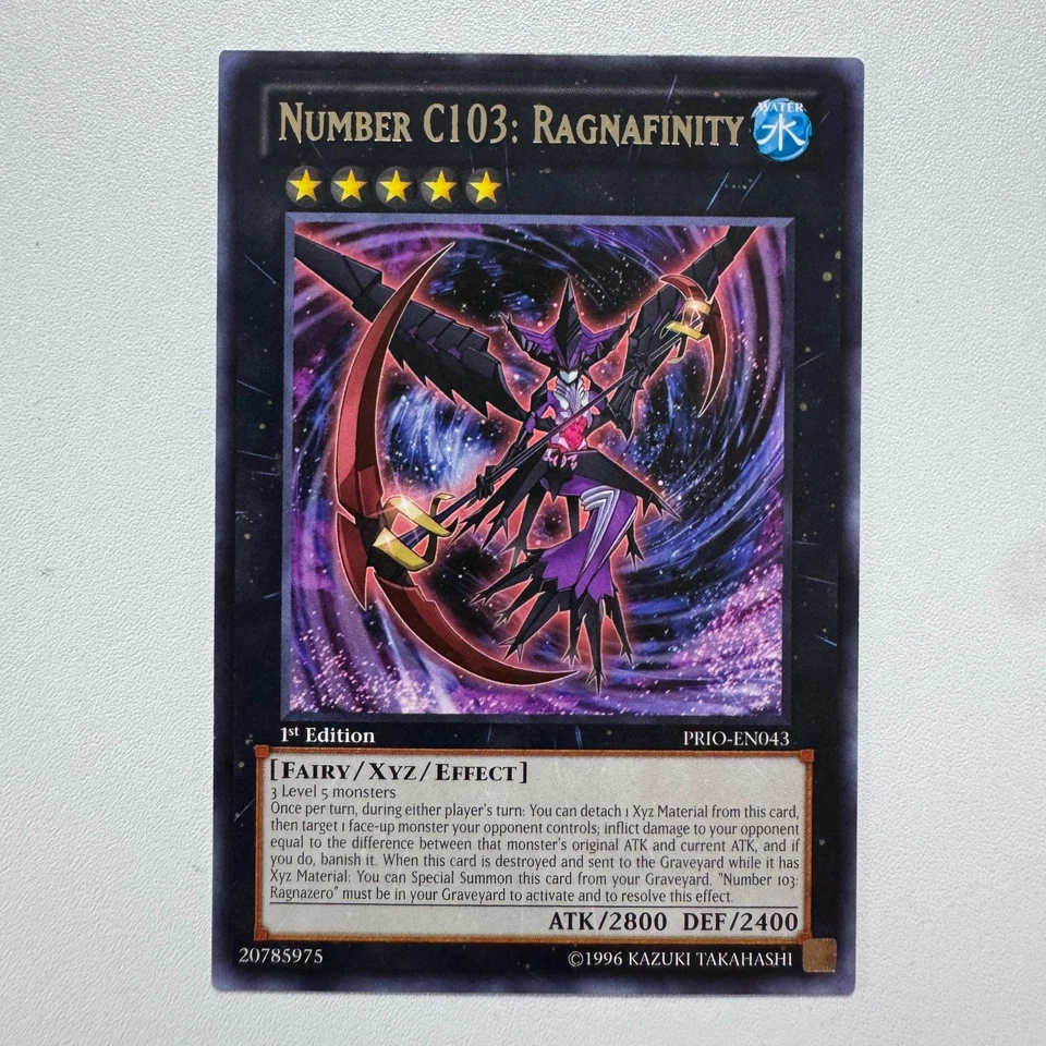 Number C103: Ragnafinity - PRIO-EN043 | 1st Edition Rare NM YuGiOh - Image 1 of 1
