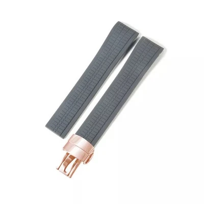 Correa de reloj de goma curva de 21 mm para herramienta Patek Philippe 5167 Grenade Aquanaut Foto 1 de 4