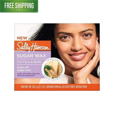 Sally Hansen 1 cuenta (paquete de 1), cera de azúcar enjuagada para rostro &amp; bikini  Foto 1 de 4