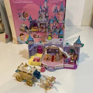 1995 Polly Pocket Cinderella Enchanted Castle Bluebird Disney Princess - Picture 1 of 24