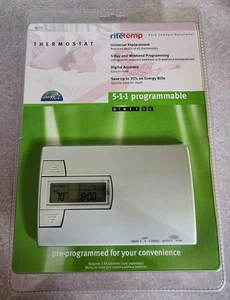RiteTemp 5-1-1 Programmable Thermostat 781-733 Brand New In Package - Picture 1 of 4