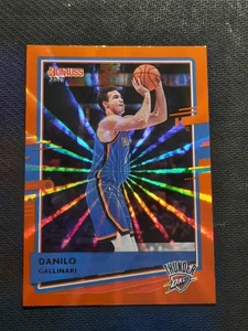 2020-21 Donruss Orange Laser #199 Danilo Gallinari Oklahoma City Thunder - Picture 1 of 9