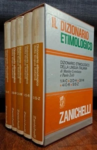 Cortellazzo Zolli DIZIONARIO ETIMOLOGICO ZANICHELLI - Foto 1 di 7