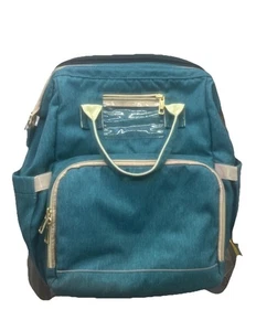 Convertible Bassinet Changing Station Infant Baby Blue Diaper Bag Backpack {58} - Picture 1 of 10