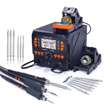 992D-II High-Precision Hot Air Gun C210/C245 2in1 Soldering Station Kit SMD - Image 1 of 4