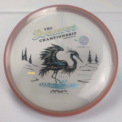 Axiom Discs Lizotte Particle Glow Proton Pixel Clear SimonLine Putter Disc 171g - Image 1 of 4