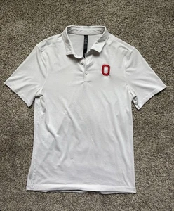 Lululemon Ohio State University Buckeyes Polo Shirt Men's Size Medium - Picture 1 of 16