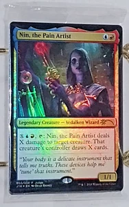 Magic MTG *Nin, The Pain Artist* RARE WOTC Sealed Pack of Judge Foil Promo Cards - Picture 1 of 13