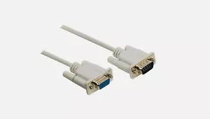 Seriell / RS232 1m Stecker - Buchse Verlängerungskabel Pin auf Pin DB9 - Bild 1 von 1
