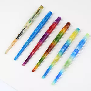 Penbbs 267 Long Tail Resin Fountain Pen Screw Cap Fine Nib 0.5mm Writing#OP - Picture 1 of 29