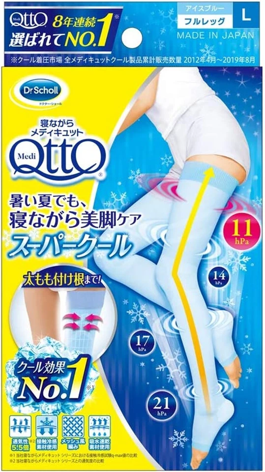 Medi QttO Full Leg Slim Legs Care(super Cool Size L for Summer)