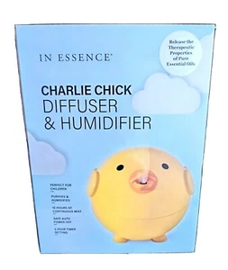 IN ESSENCE CHARLIE CHICK DIFFUSER & HUMIDIFIER FREE 9ml Lavender OIL - Brand New - Picture 1 of 11