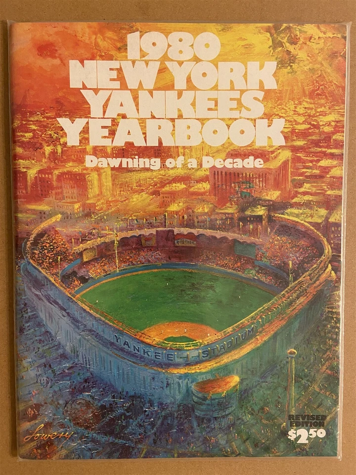 1980 NEW YORK YANKEES Yearbook THURMAN MUNSON Tribute 1947-1979 + Insert Poster - Image 1 of 1