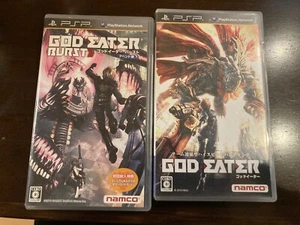Sony PSP Gods Eater & Gods Eater Burst (Append Version) 2pcs - Tested & Working - Picture 1 of 21