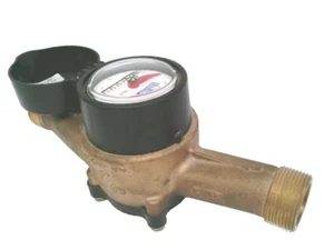 Master Meter BL09 Bottom Load Multi-Jet Serie Wasserzähler 1" NPT bleifreier Körper - Bild 1 von 1