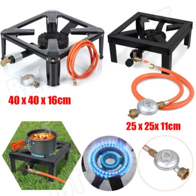 Gaskocher Hockerkocher Economic 8 KW 150 cm Schlauch 50 mbar Regler - Bild 1 von 4