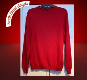 BROOKS BROTHERS ~ RED ~ CREWNECK COTTON  CABLEKNIT SWEATER ~ BOYS SIZE XL - Picture 1 of 6