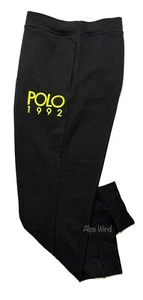 Polo Ralph Lauren Men's Polo Black Logo Fleece Jogger Pant SZ. XXL NWT - Picture 1 of 13